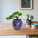 Tabletop Fountain With Pump Auspicious Symbolism Relieve Stress Compact Lightweight For Home Decoration, Foyer, Office